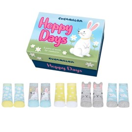 Cucamelon Baby Hoppy Days Sock Gift, Multi, One Size