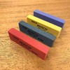 Fret Sanding/polishing rubber Set, 4pcs. with Fingerboard Guards - FPRSET