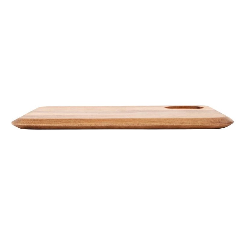 Olympia Rectangular Wooden Board for Presentation Serving Gastropub-Look 340mm