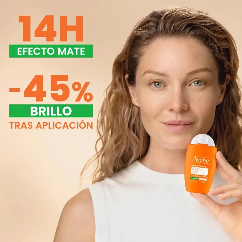 Protector Solar Facial Dermatológico con Color Avene Avene Ultra Fluid
