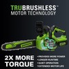 Greenworks 24V 12" Brushless Cordless Compact Chainsaw (Great For Storm