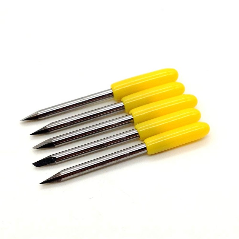 WOLOVO 15pcs/Set 30/45/60 Degrees Mimaki Printer Plotter Cutter Blade with