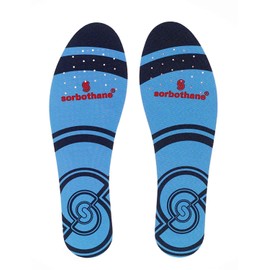 Sorbothane Comfortable Foot Orthopedic Pad Sport Footwear Full Streik Insole, 8