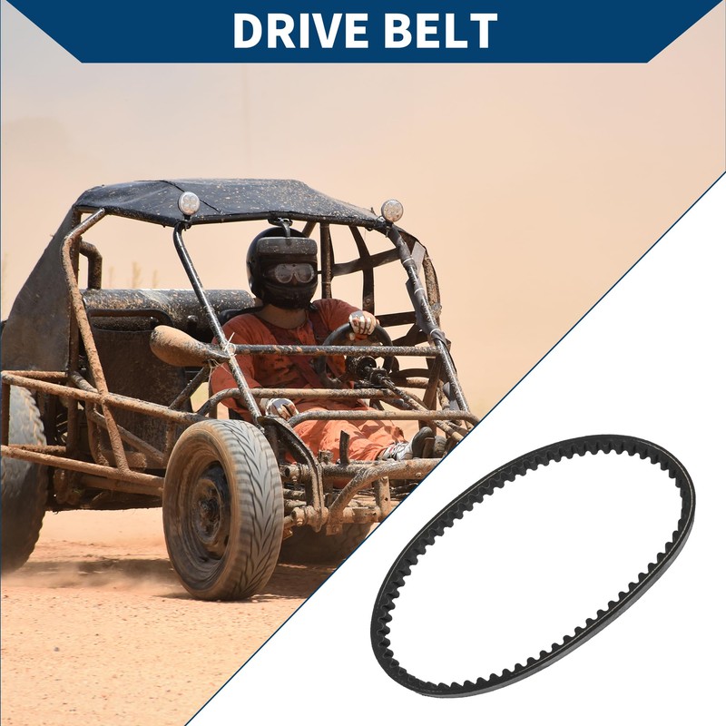 X AUTOHAUX Go Kart Drive Belt for Hammerhead 80T TrailMaster