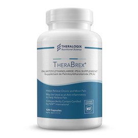 Theralogix TheraBrex PEA Supplement – Support for Chronic and Minor Pain – Anti-inflammatory - 300mg Capsules with Advanced Absorption - 60-Day Supply