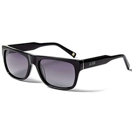 Fashion cool unisex polarised sunglasses men women sunglasses, Black (Shiny Black)