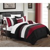 Chic Home - CS1213-212-AN Carlton 6-Piece Comforter Set, King Size,