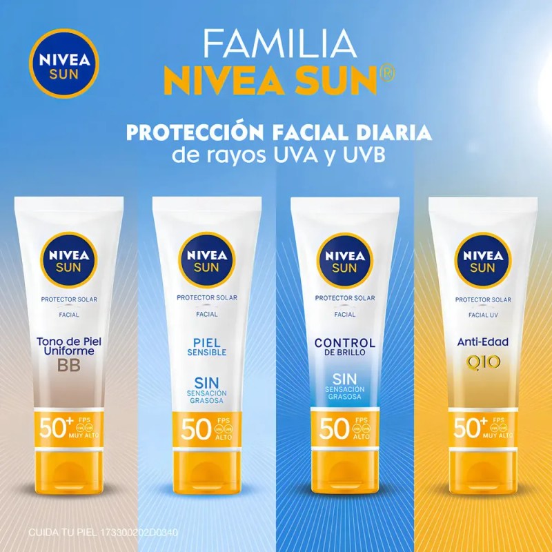 2 Pack - Protector Solar Nivea Sun Control Brillo Mate