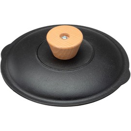 Ishigaki Delish Life 4566 Iron Cast Skillet Lid Cover Knob Wood Resistant 5.9 inches (15 cm)