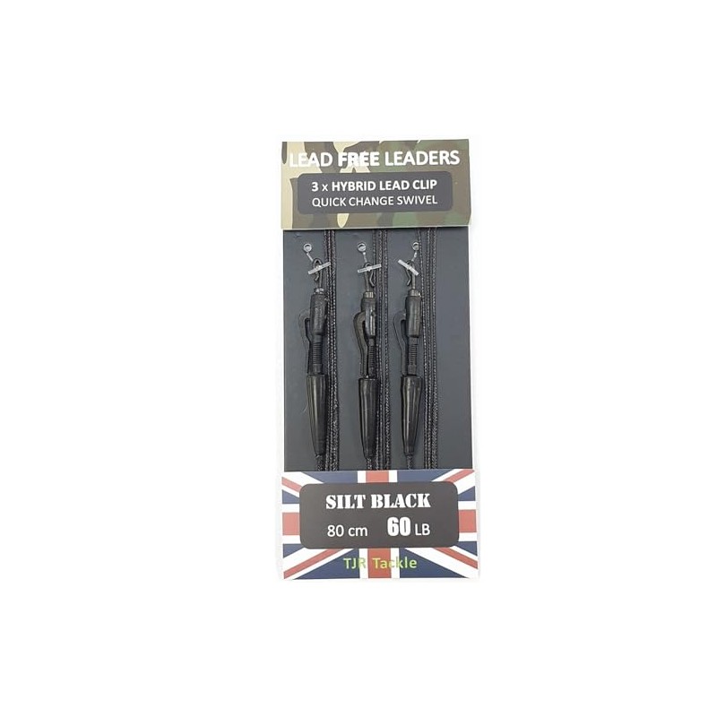 TJR Tackle Hybrid Lead Free Leaders Quick Change Swivels 60lb