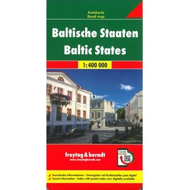 Baltische Staaten, Autokarte 1:400.000