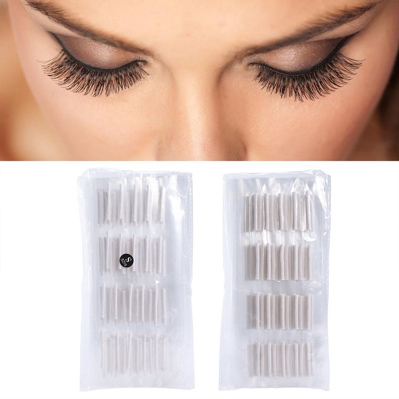 Eyelash Perm, Eyelash Lifting Pads Sticks, 2 Sizes, 200 Pieces