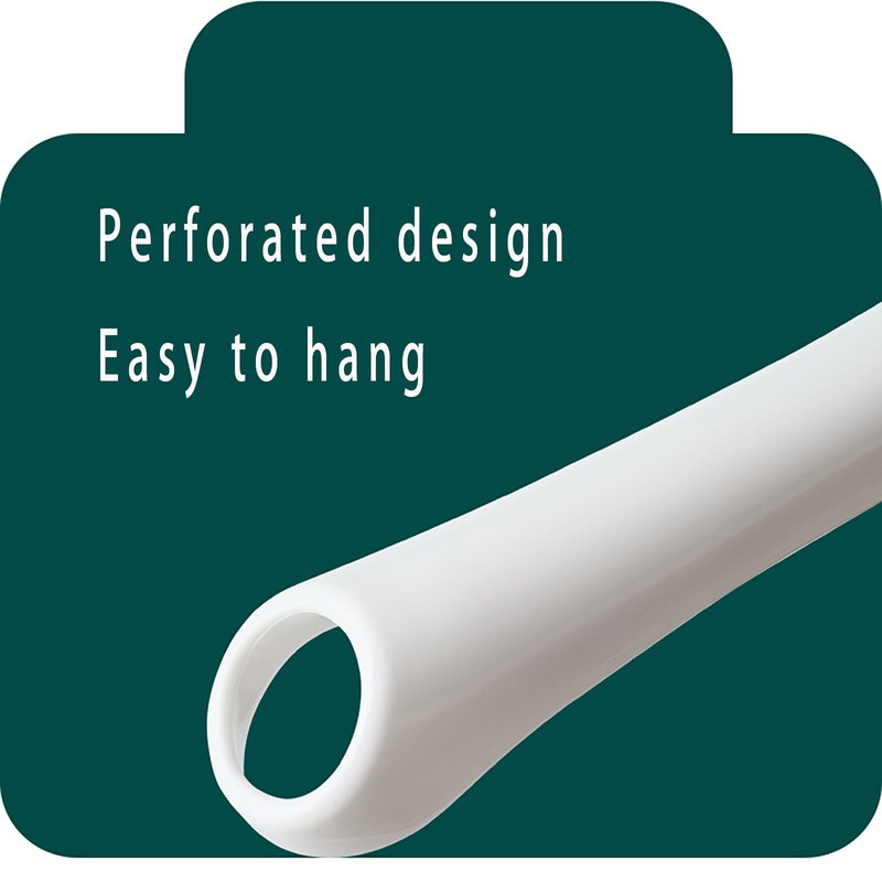 Coffeemaker Brush for Chemex with White Handle, White Nylon Bristles