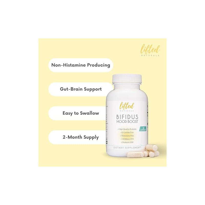 Probiotic - Histamine-Free D-Lactate Free - Probiotics for Mood with