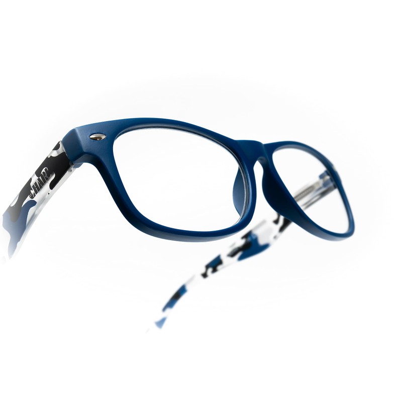 Occhiali da Lettura California Blu-Maculato +2,00