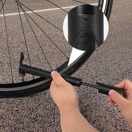 Cycling Mini Pump,Portable Bike Tyre Pump Compressor - Leak Proof Handheld Inflator Efficient Compressor for Cycling Road Bicycles Mountain Repair Outdoor