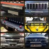 NORTHYUN 20Inch LED Light Bar with Front License Plate Frame