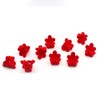 HOT & SATTION 30pcs Red Velvet Mini Hair Claw Clips