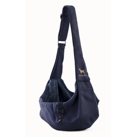 Noah & Paw Dog Sling Carrier for Small Medium Dogs & Puppies, Dog Carrier with Adjustable Padded Strap, Premium Twill, Insulated with Soft Breathable Fur, Double Safety Feature, Machine Washable