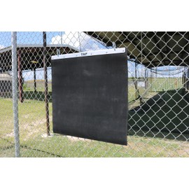 Tap® Portable Plyo Mat (Improved with Steel STIFFNER for Extra Durability) for Baseball, Used with Soft-Shell Weighted Balls, Used on Chain-Link Fences