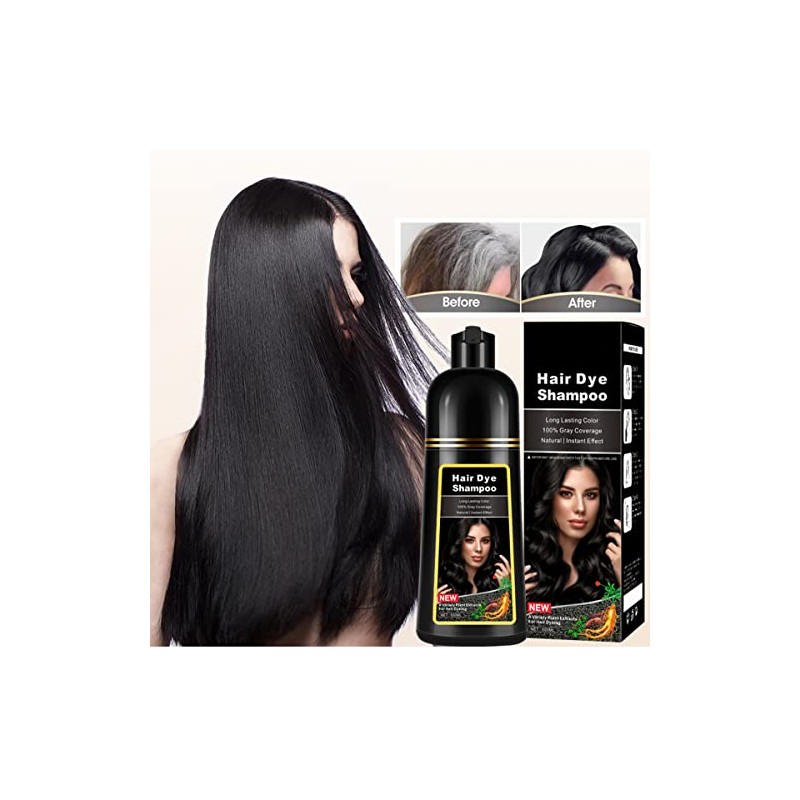 Champú Tinte Cabello Negro Natural Magic Hair Dye Colorea Minutos