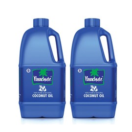 Parachute Coconut Oil| 100% Pure & Natural| Unrefined Coconut Oil| No Chemicals & Preservatives| Fresh Long Lasting Aroma| Untouched By Hands| 31 Fl Oz Jar + 63 Fl Oz Jar | Pack of 2