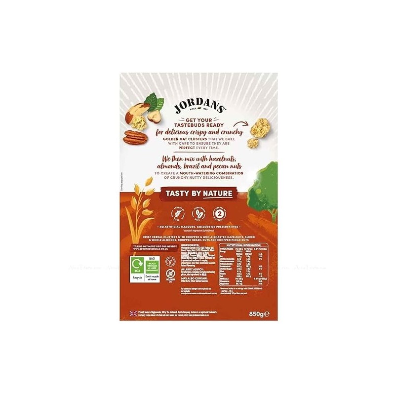 Jordans Country Crisp Chunky Nuts Pack of 1 x 850g