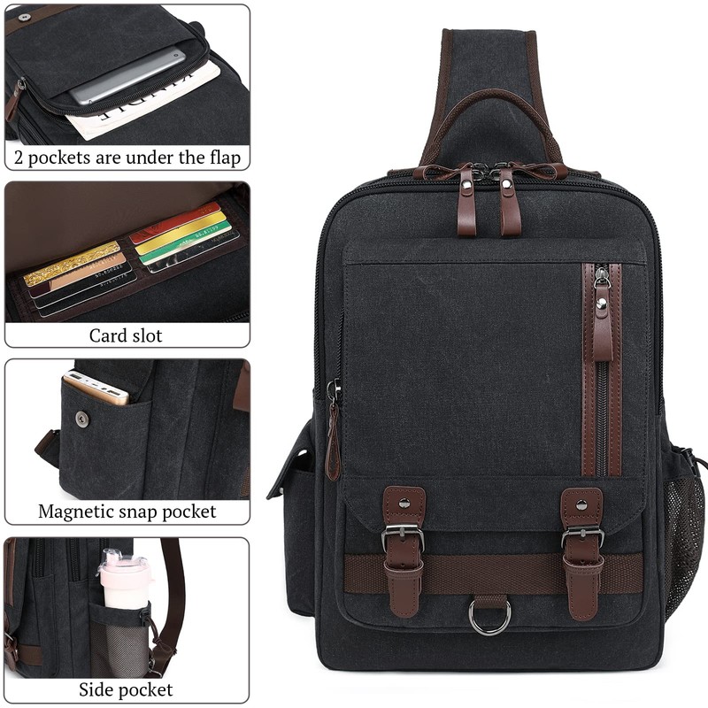 mygreen Sling Bags Chest Shoulder Backpacks, Sling Backpack Crossbody Messenger