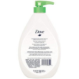Dove Go Fresh Cool Moisture Body Wash, Cucumber and Green Tea Pump 34 Ounce (Pack of 2)