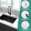 GeeRic 16.8” Rectangle Sink Splash Guard Mat, Stone Absorbent Faucet