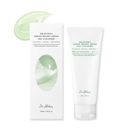Dr.Althea Green Relief Amino Gel Cleanser | Lightweight & Hydrating Makeup Remover | Daily Face Wash with Hyaluronic Acid | Korean Vegan Skincare for All Skin Types | 3.38 Fl Oz