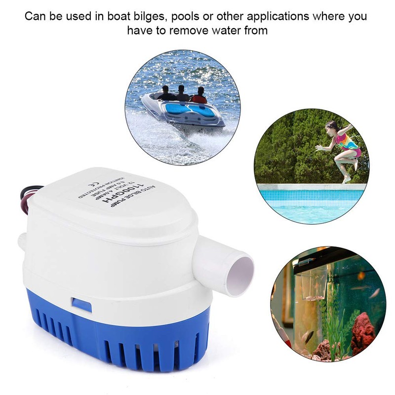 Bomba de sentina automática de 1100gph, bomba de agua de