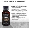 Aceite De Bergamota Hidratante Para Cabello Barba Y Bigote