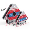 YESWELDER 25 LB & 50LB Welding Magnet-4 Pieces of Magnetic