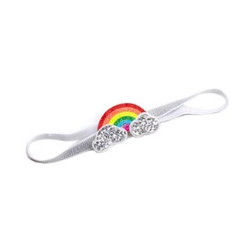 BBTDIN Baby Rainbow Cloud Headband Girls Hair Clips Pin Cloud Hair Band Rainbow Headwear BBG17 (-Rainbow Cloud-)
