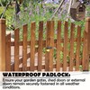 1 Set - Shed Locking Clasp with Weather Proof Padlock