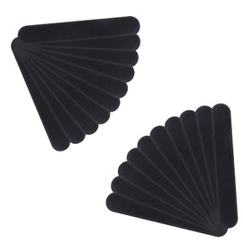 RICISUNG Sweat Absorbing Sheets, 20 Sheets, Black, Collar, Guard Tape, Sweat Absorbing, Hat, Cap Liner, Dress Shirt, Prevents Fading Stains, Heat Protection, Stain Absorption, Disposable, Odor Resistant, Black