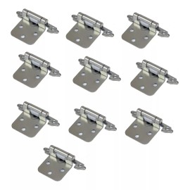 Herrajes Guerrero Bisagra Americana Zinc Satin Bisagra De Parche 50 Piezas