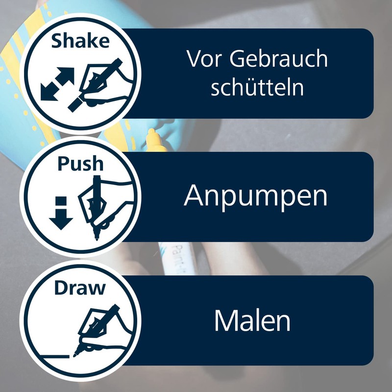 Schneider 120104 Paint-It Acrylstifte (mit 2 mm Rundspitze, hochdeckende Acrylfarben