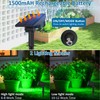 T-SUNUS Solar Garden Spotlight, Solar Lights for Outdoors, IP65 Waterproof,