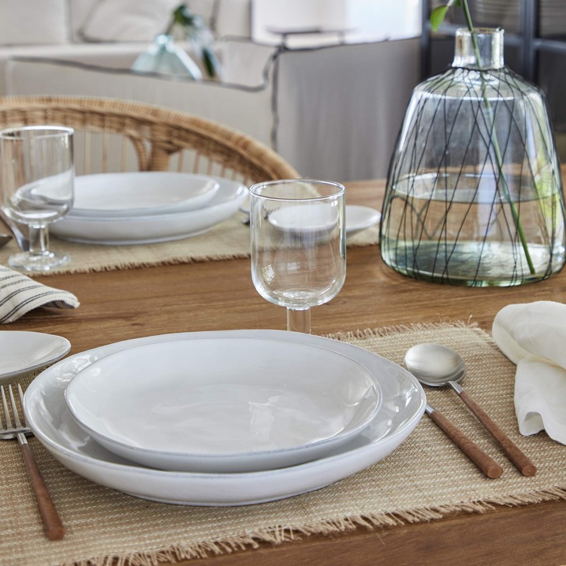 Costa Nova Ceramic Stoneware 9'' Salad Dessert Plate - Livia