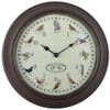 FAL 30cm Traditional Birdsong Wall Clock Chaffinch Tit Cuckoo Thrush