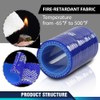 PIT66 High Temp Rubber Exhaust Clamp Compatible with Yamaha Blaster