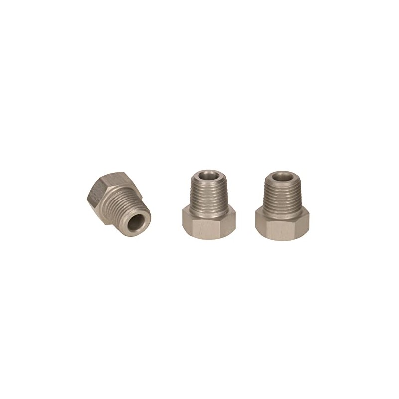 PrecisionGeek 1/8 NPT Aluminum Natural Silver Hex 14 Socket Blanking