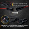 Xprite 4Pcs Car Underglow Neon Accent Strip Lights RGB 8