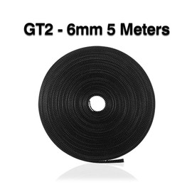 Fasizi 5 Meter 6mm Width GT2 Timing Belt for Reprap Delta 3D Printer Kossel Rostock
