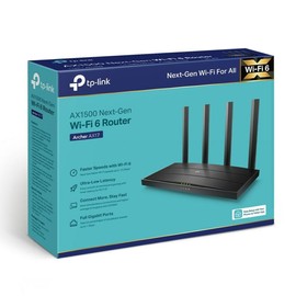TP-Link Archer AX17 router Ethernet LAN WLAN, black, brand EAN: 4895252503807