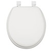 J&V Textiles Soft Round Toilet Seat With Easy Clean &