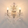 YLONG-ZS Crystal Wall Sconce Crystal Wall Chandelier Wall Lamp Modern