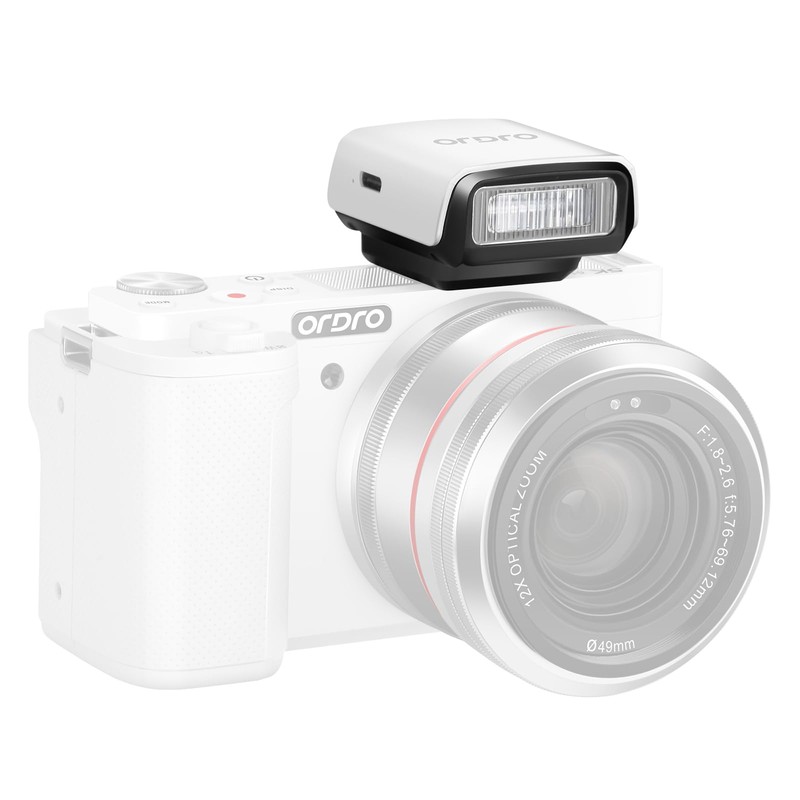 ORDRO FL-10 Mini Camera Flash Camera Flash Speedlite for Fuji/Sony/Nikon/Canon,